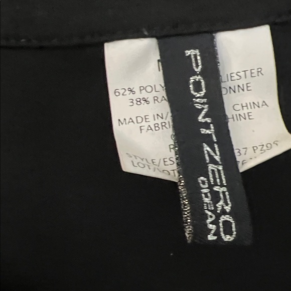 Point Zero Black Midi Dress with Red Pattern - Picture 2 of 5